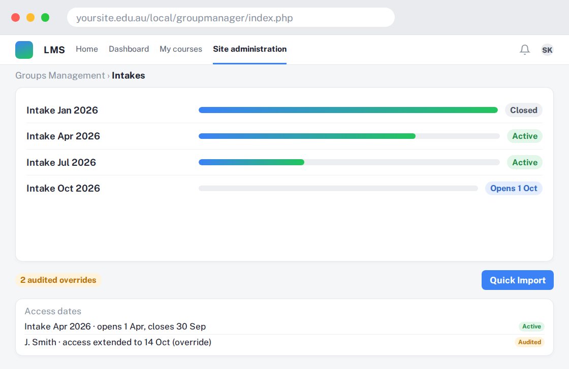 Groups Management preview