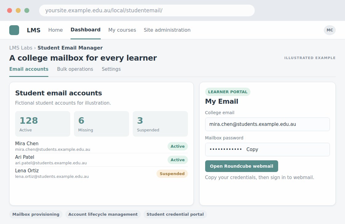 Student Email Manager preview