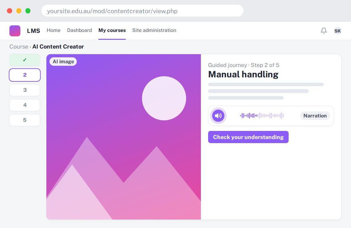 AI Content Creator preview
