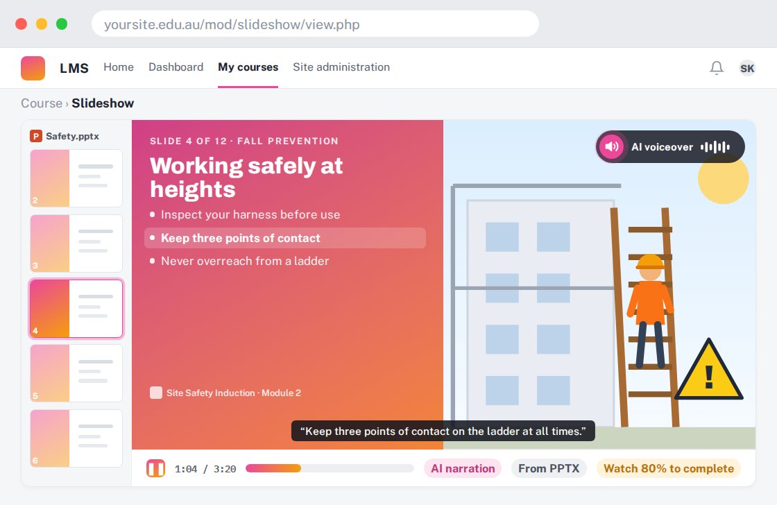 AI Slideshow preview